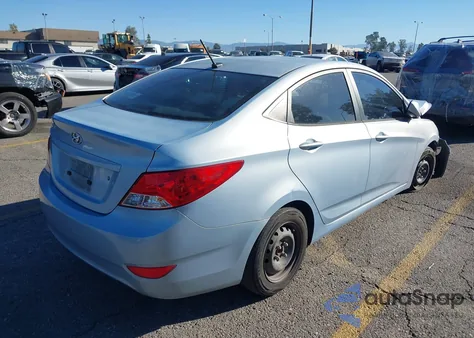 2012 Hyundai Accent Gls z USA, uszkodzony, nr VIN KMHCT4AE6CU216272